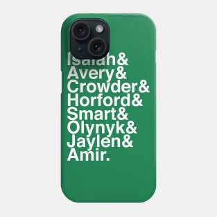 Punk Rock Celtics 16-17 List Phone Case