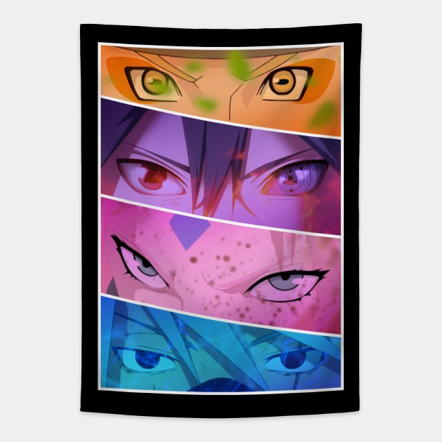 Eyes with Team Seven Tapestry by Trangle Imagi