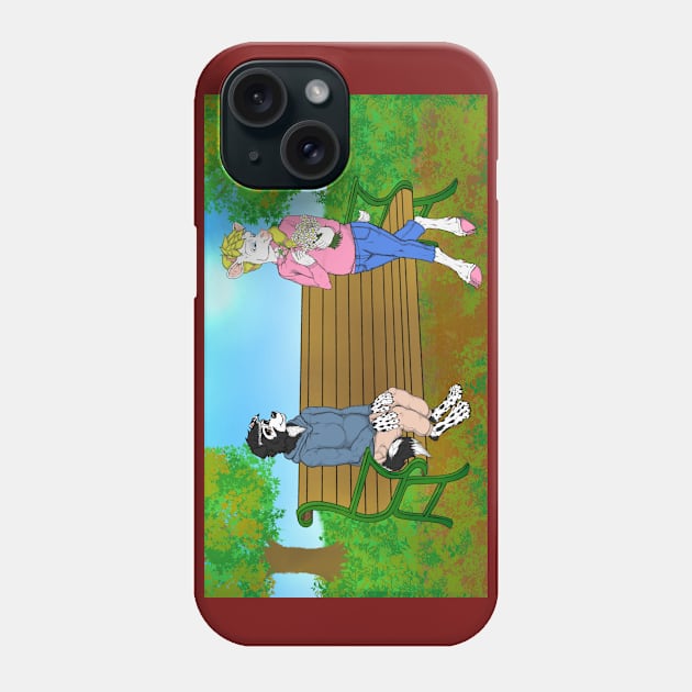 in the park Phone Case by Spark E. Muntz