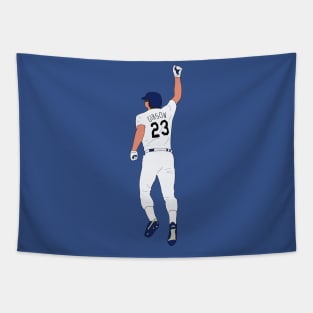 Kirk Gibson LA Dodgers World Series Home Run Tapestry