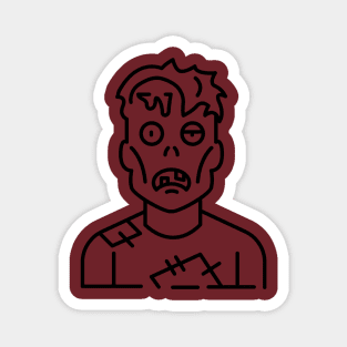 Zombie tshirt Magnet