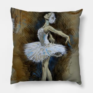 Swan song Pillow