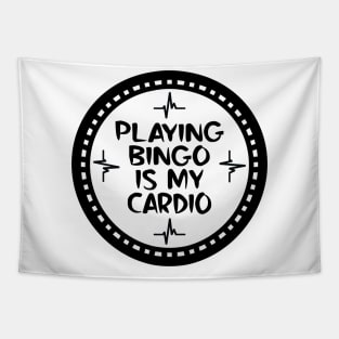 Playing Bingo Is My Cardio Tapestry