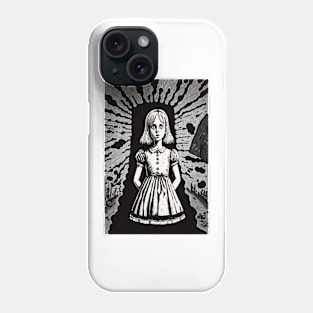 Alice in Wonderland: A Dark Gothic Punk Adventure Phone Case