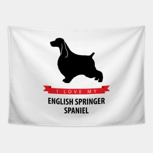 I Love My English Springer Spaniel Tapestry