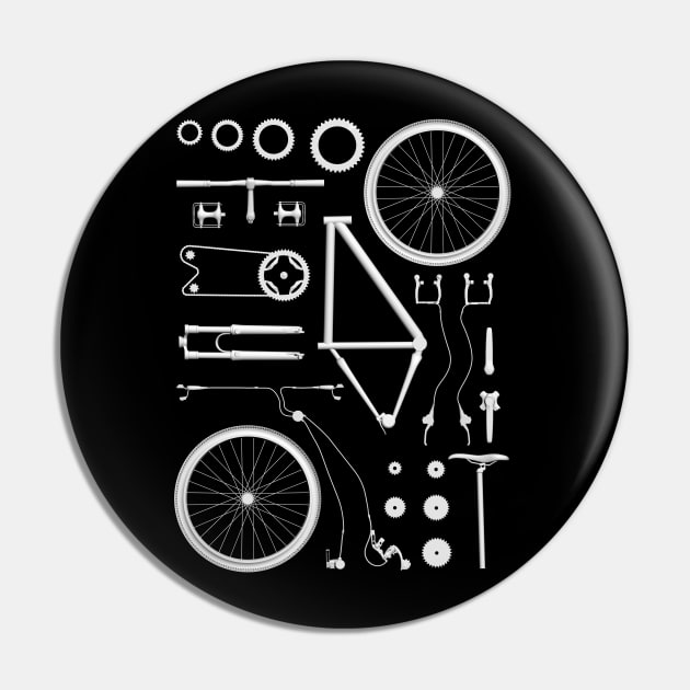 Bike Exploded Pin by zomboy