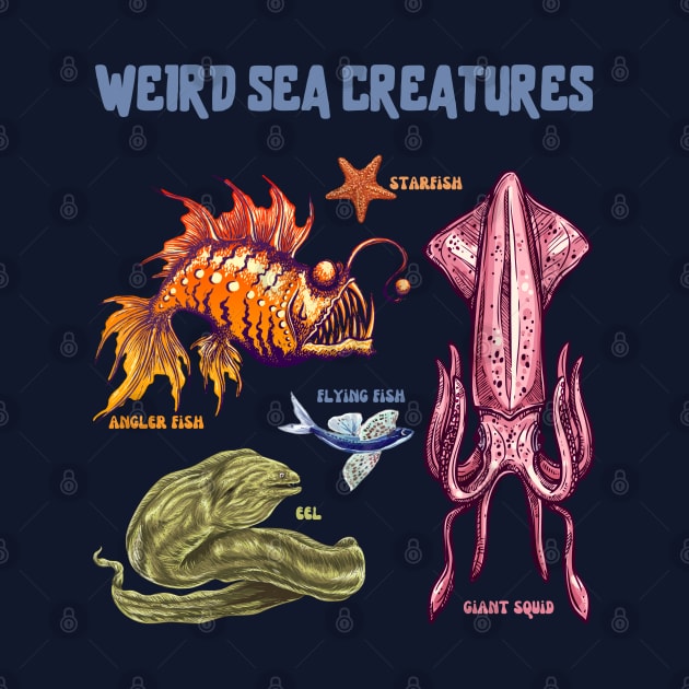 Weird Sea Creatures by Ray Crimson