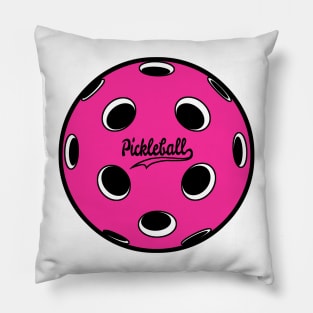 Everyday Pickleball Pink Ball Pillow