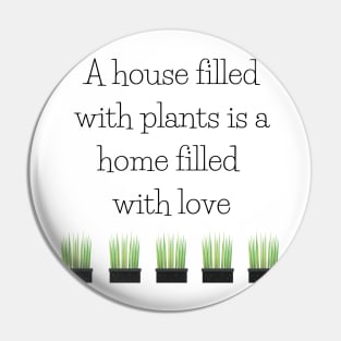 House Full of Plants 2 Pin