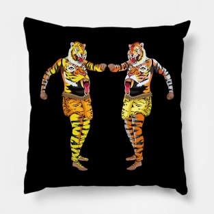 The Human tigers Pillow