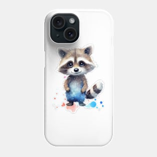 This cute little raccoon is too adorable to resist Phone Case