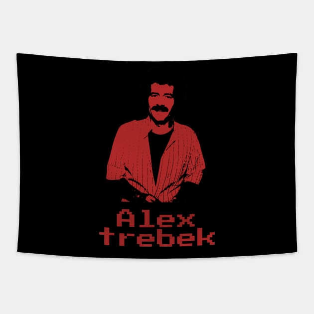 Alex trebek --- pixel art style Tapestry by MertuaIdaman