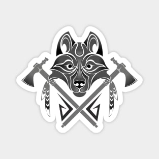 Wolf. Totem. Magnet