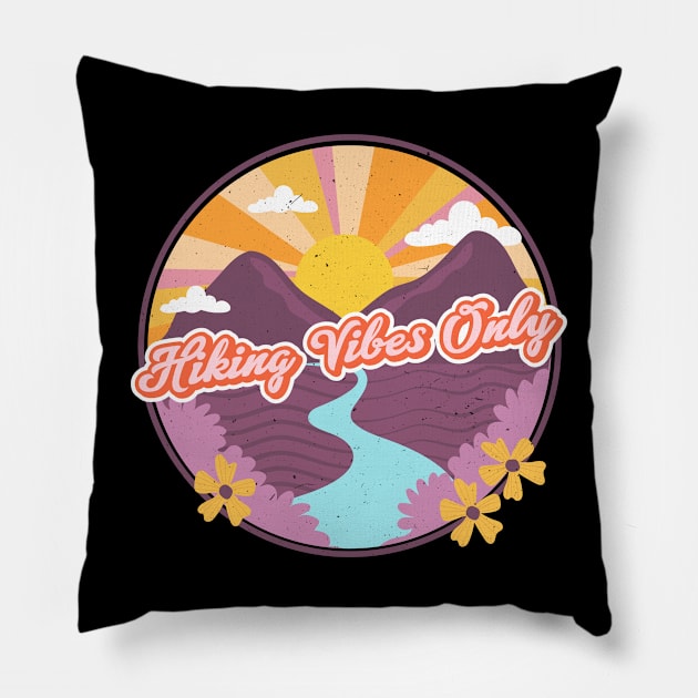 Hiking Vibes Pillow by Anassein.os