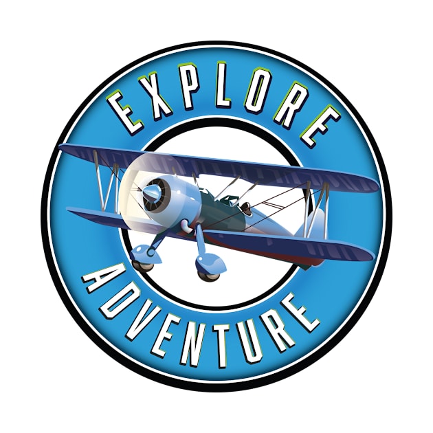 bi plane explore adventure by nickemporium1