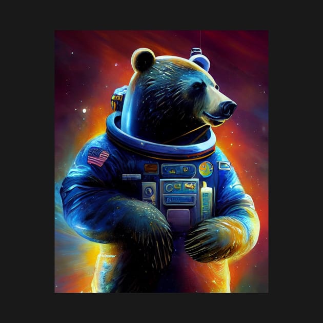 Daddy Bear In Space by CreativeDesignsx