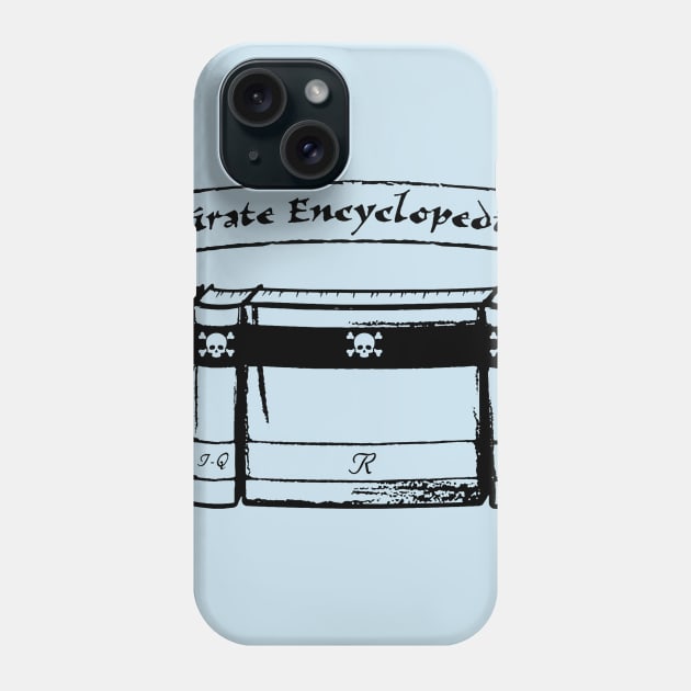 Pirate Encyclopedia Phone Case by Alema Art