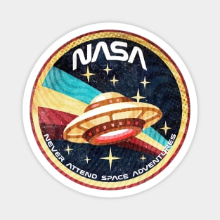 NASA Emblem - Never Attend Space Adventures (Acronym Collection) Magnet