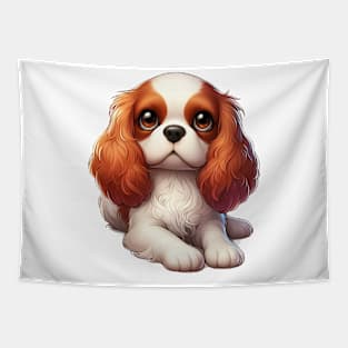 Cute Cavalier King Charles spaniel Tapestry