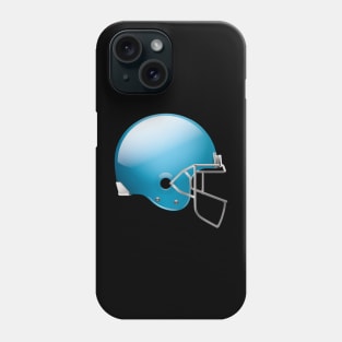 Original Football Helmet In Blue Color Phone Case