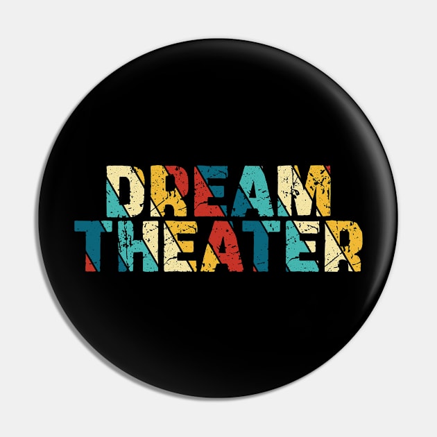 Retro Color - Dream Theater Pin by Arestration