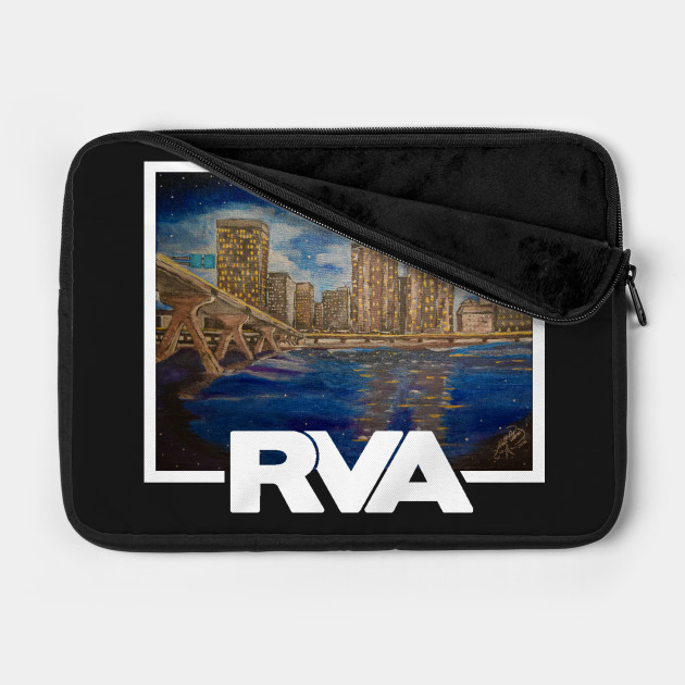 Rva River City Blues Richmond Va Laptop Case Teepublic