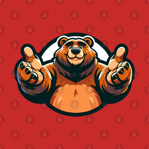 Bearhug Furry Bear by Blue Bull Bazaar