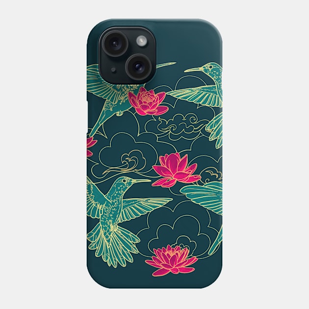 Hummingbirds Phone Case by Lyara Costa