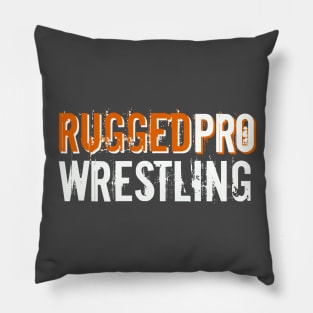 RUGGEDpro orange/white logo Pillow