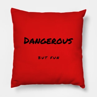 Dangerous but Fun Pillow