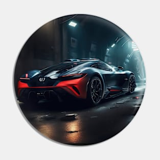 Underground Velocity Sports Car Pin