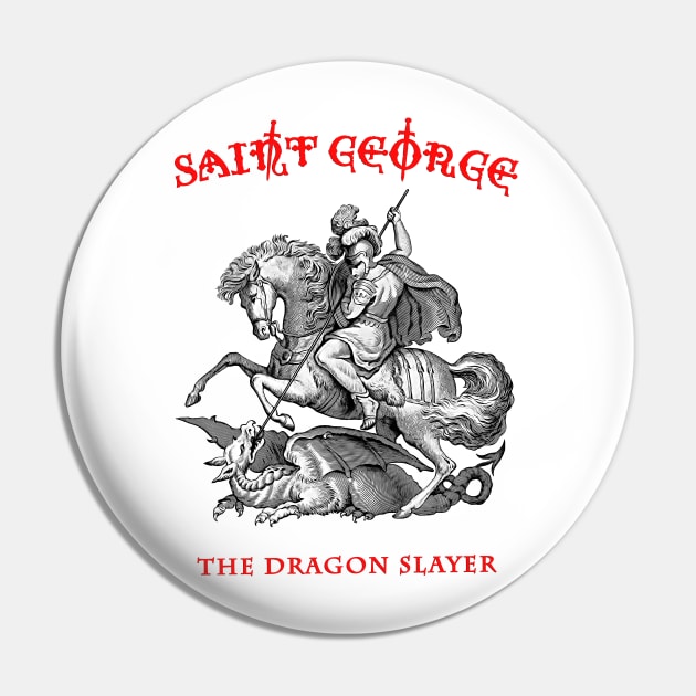 Saint George Dragon Slayer Pin by biggeek