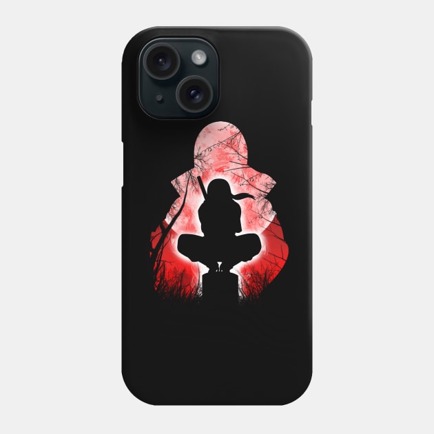 Shinobi village brother silhouette set 3 Phone Case by Meca-artwork