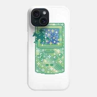 Galaxy Handheld Pixel Art Phone Case