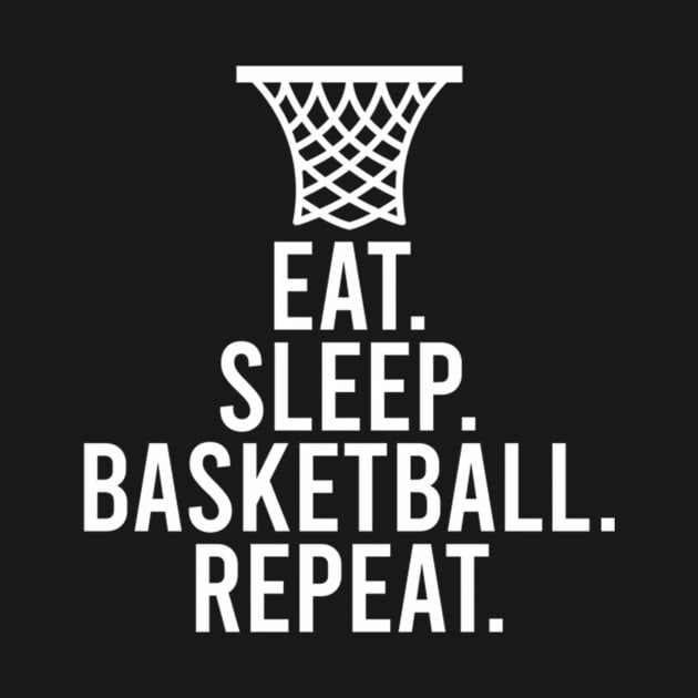 Eat Sleep Basketball Repeat Poison by Sink-Lux