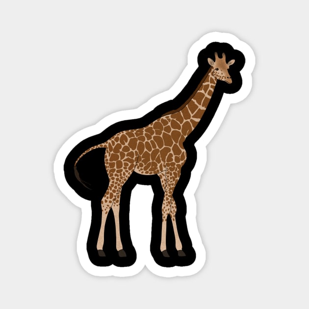 African Giraffe, Safai Animal Magnet by logiamerch