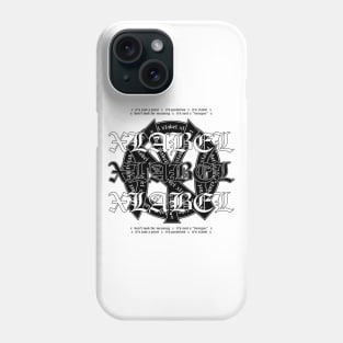 Gothic style print Phone Case