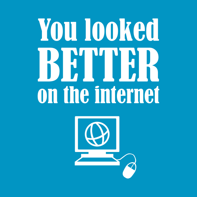 You Looked Better On The Internet by FlashMac