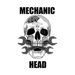 Mechanic head skull T-Shirt