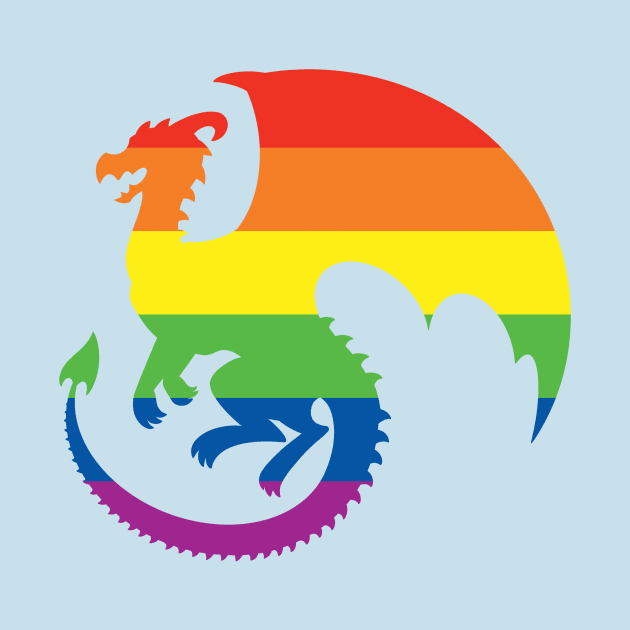 Pride Animals- Gay Dragon by HeckHound