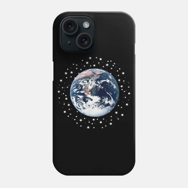 The Earth set amid innumerable stars Phone Case by wanungara