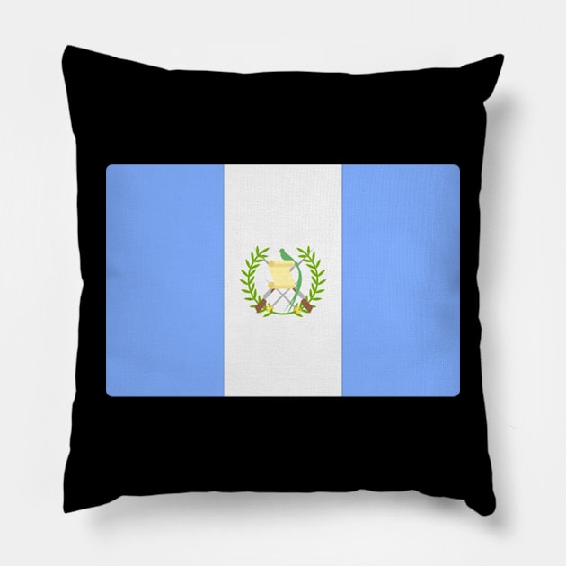 FLAG OF GUATEMALA Pillow by Just Simple and Awesome
