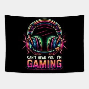 Funny Gamer for Boys Teens Video Gaming Tapestry