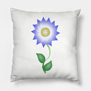 Blue Flower Pillow