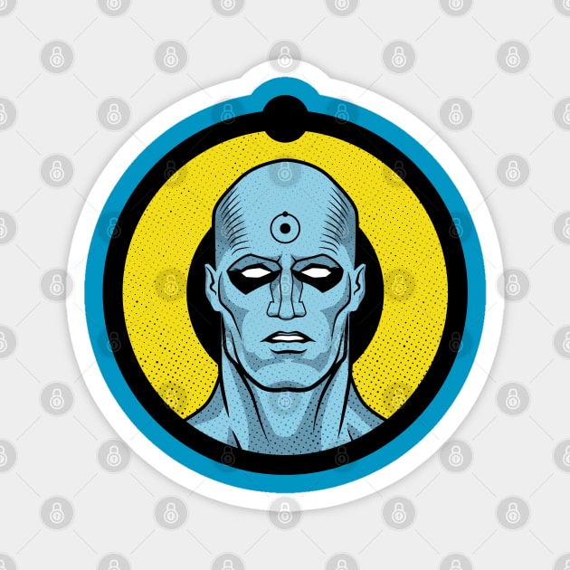 Dr. Manhattan vintage Magnet by Playground