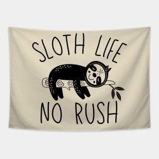 Sloth Life No Rush Tapestry