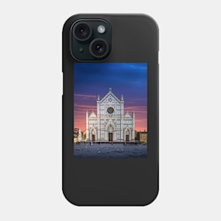 The Basilica di Santa Croce in Florence, Italy Phone Case