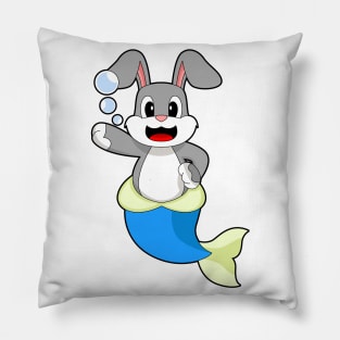 Rabbit Mermaid Pillow