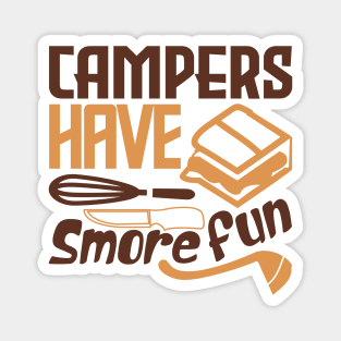 campers have s'more fun Magnet