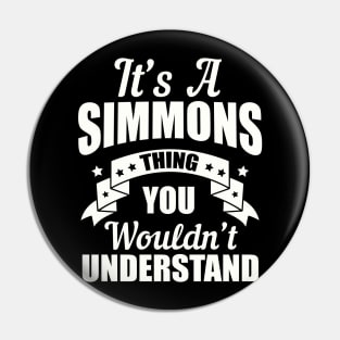 Simmons Thing Pin